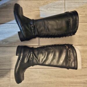 Gianni Bini black knee high boots